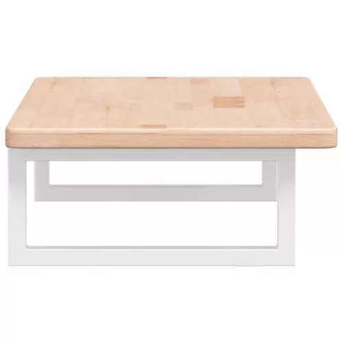  acél és tömör tölgyfa falra szerelhető mosdópolc