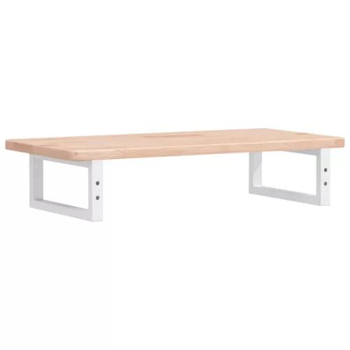  acél és tömör tölgyfa falra szerelhető mosdópolc