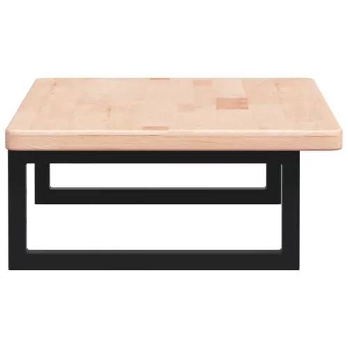  acél és tömör tölgyfa falra szerelhető mosdópolc