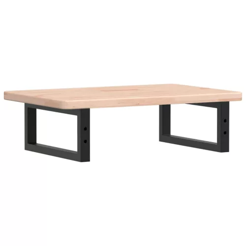  acél és tömör tölgyfa falra szerelhető mosdópolc