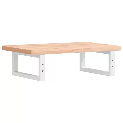  acél és tömör bükkfa falra szerelhető mosdópolc