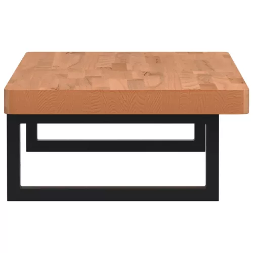  acél és tömör bükkfa falra szerelhető mosdópolc