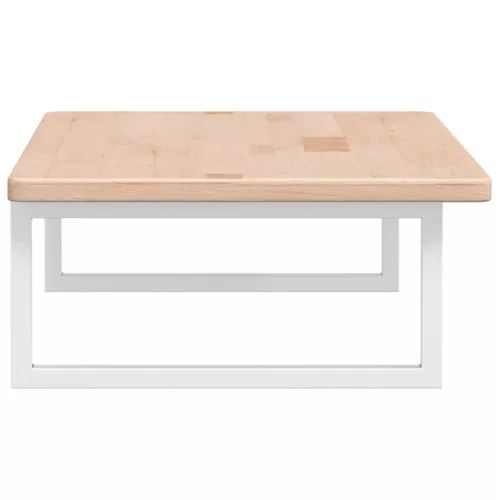  acél és tömör tölgyfa falra szerelhető mosdópolc