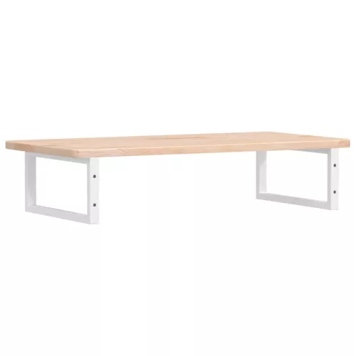  acél és tömör tölgyfa falra szerelhető mosdópolc