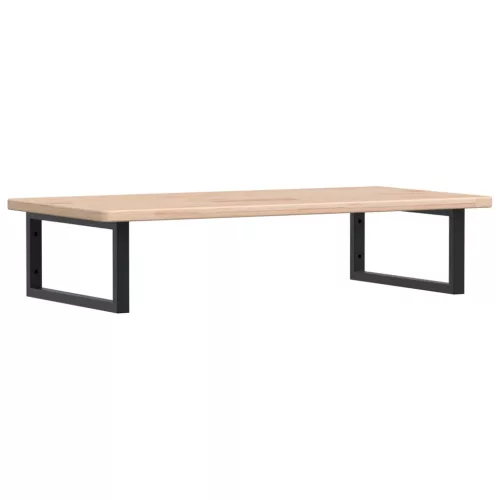  acél és tömör tölgyfa falra szerelhető mosdópolc