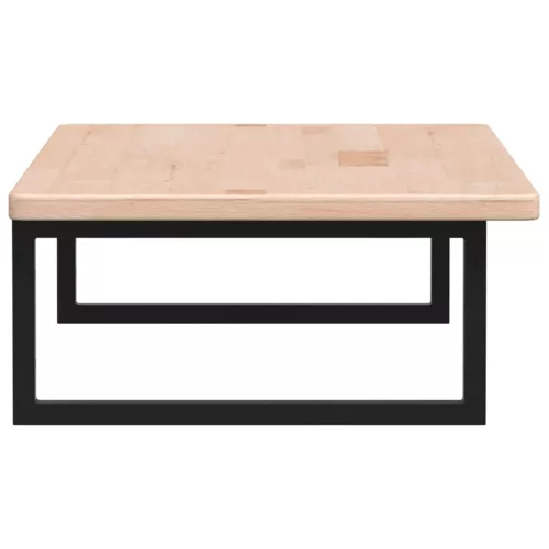  acél és tömör tölgyfa falra szerelhető mosdópolc