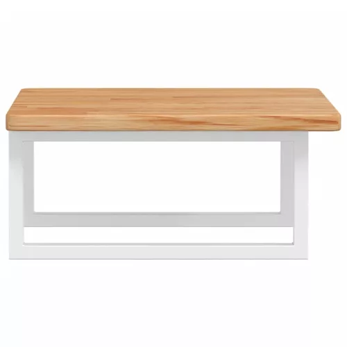  acél és tömör tölgyfa falra szerelhető mosdópolc