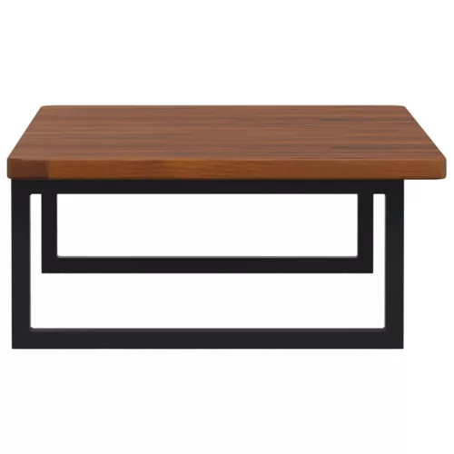  acél és tömör tölgyfa falra szerelhető mosdópolc