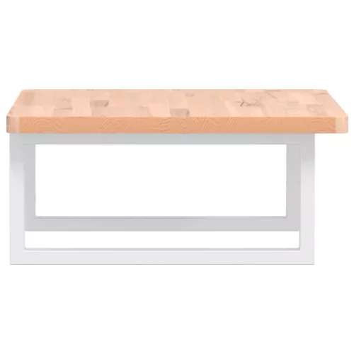  acél és tömör bükkfa falra szerelhető mosdópolc