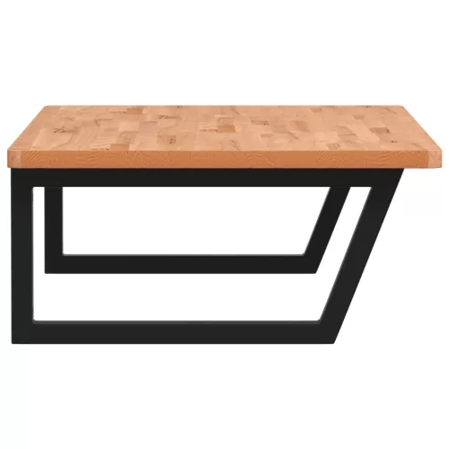  acél és tömör bükkfa falra szerelhető mosdópolc