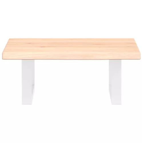  acél és tömör tölgyfa falra szerelhető mosdópolc