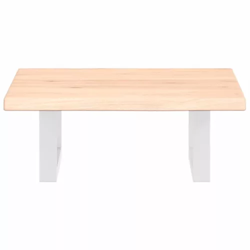  acél és tömör tölgyfa falra szerelhető mosdópolc