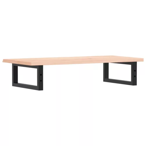  acél és tömör tölgyfa falra szerelhető mosdópolc