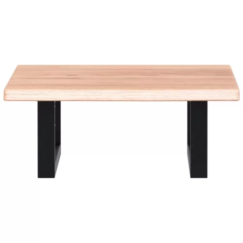  acél és tömör tölgyfa falra szerelhető mosdópolc