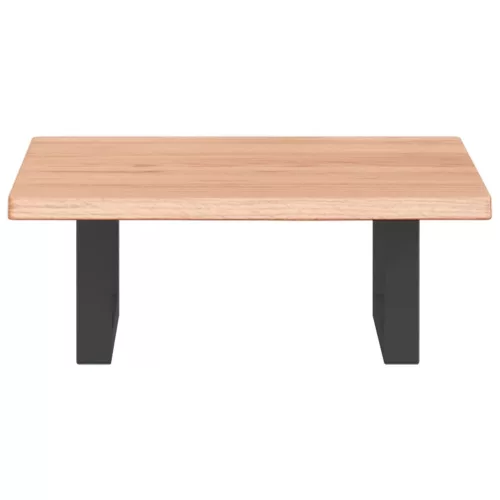  acél és tömör tölgyfa falra szerelhető mosdópolc