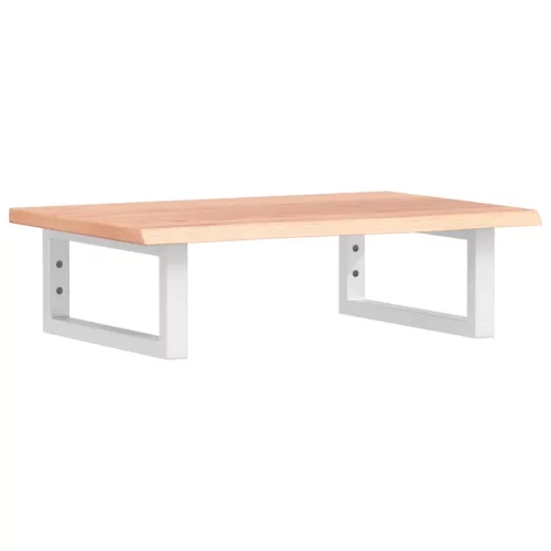  acél és tömör tölgyfa falra szerelhető mosdópolc