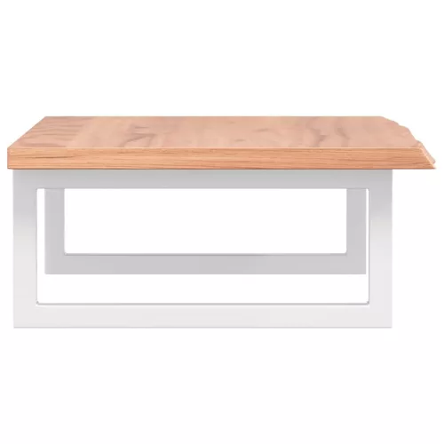  acél és tömör tölgyfa falra szerelhető mosdópolc