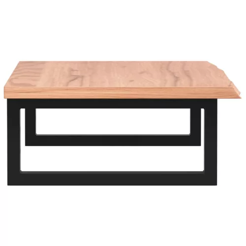  acél és tömör tölgyfa falra szerelhető mosdópolc