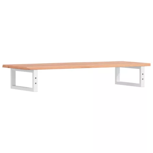  acél és tömör tölgyfa falra szerelhető mosdópolc