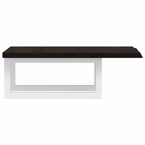  acél és tömör tölgyfa falra szerelhető mosdópolc