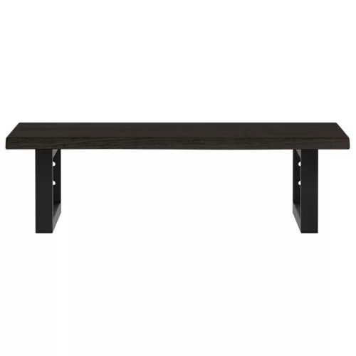  acél és tömör tölgyfa falra szerelhető mosdópolc