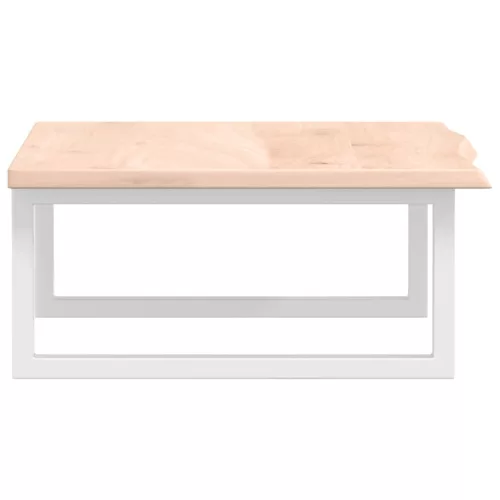  acél és tömör tölgyfa falra szerelhető mosdópolc