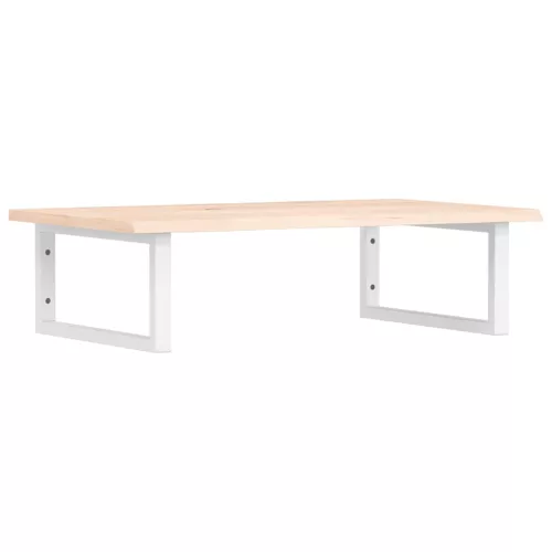  acél és tömör tölgyfa falra szerelhető mosdópolc