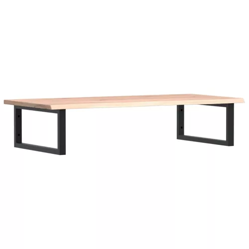  acél és tömör tölgyfa falra szerelhető mosdópolc