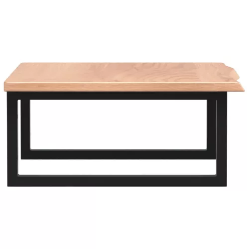  acél és tömör tölgyfa falra szerelhető mosdópolc