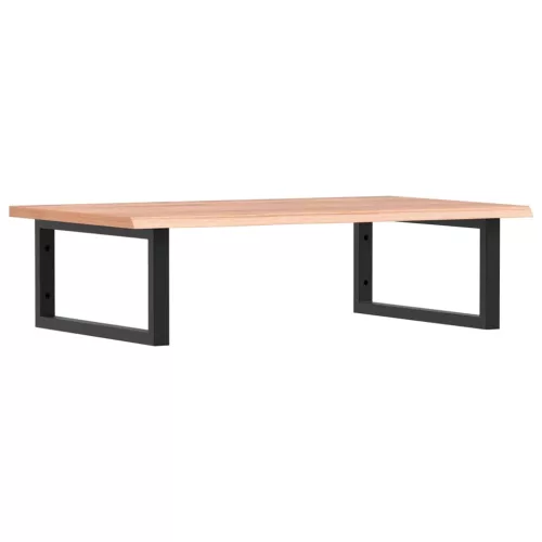  acél és tömör tölgyfa falra szerelhető mosdópolc