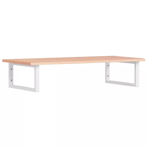  acél és tömör tölgyfa falra szerelhető mosdópolc