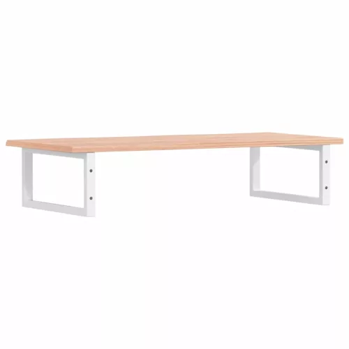  acél és tömör tölgyfa falra szerelhető mosdópolc