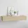  tölgyszínű MDF falra szerelhető fiókos polc 60 x 23,5 x 10 cm