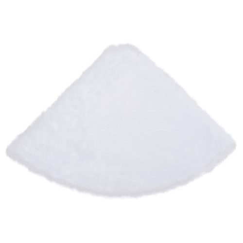  fehér műszőrme karácsonyfatalp-takaró 122 cm