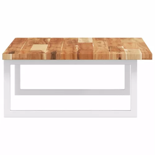  acél és tömör akácfa falra szerelhető mosdópolc