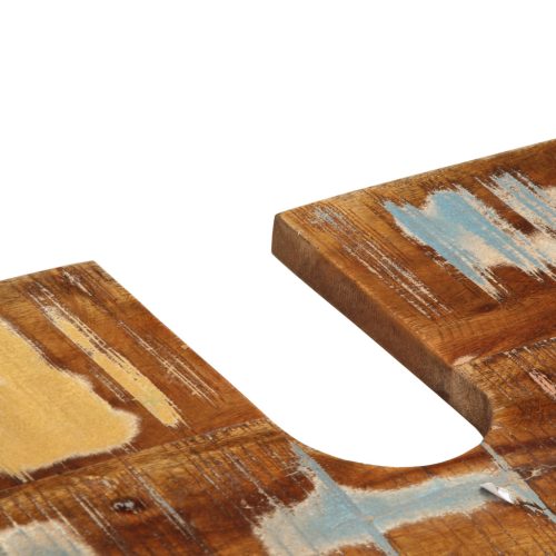  Fürdőszoba bútor szett 2 pcs Szilárd újrahasznosított fa