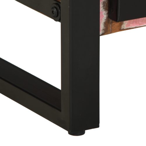  Fürdőszoba bútor szett 3 pcs Szilárd újrahasznosított fa