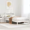  fehér tömör fenyőfa ágy matrac nélkül 75 x 190 cm