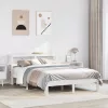  fehér ágykeret fejtámlával matrac nélkül 140x190 cm