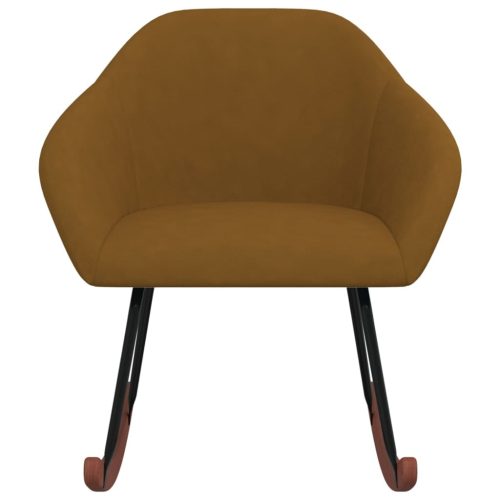  barna szövet hintaszék