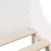  fehér tömör fenyőfa ágy matrac nélkül 120 x 190 cm