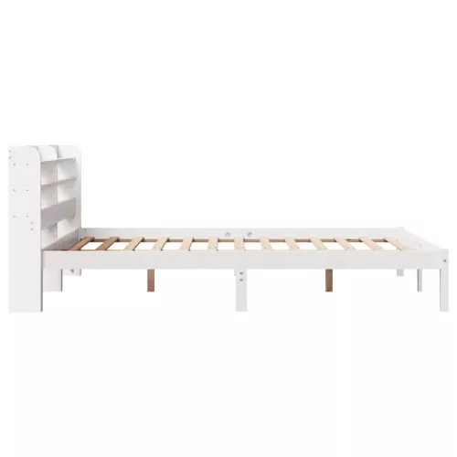  fehér tömör fenyőfa ágy matrac nélkül 135 x 190 cm
