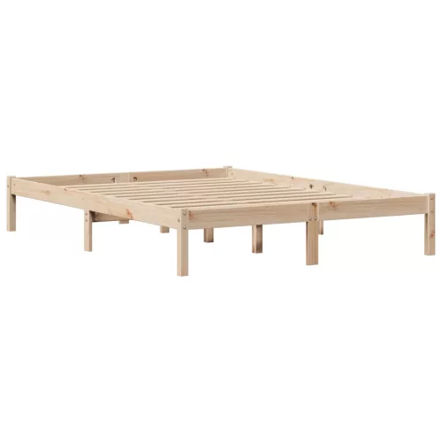 tömör fenyőfa ágy matrac nélkül 150x200 cm