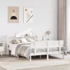  fehér tömör fenyőfa ágy matrac nélkül 120 x 190 cm