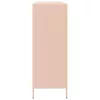  rózsaszín hidegen hengerelt acél tálalószekrény 135x39x103,5 cm