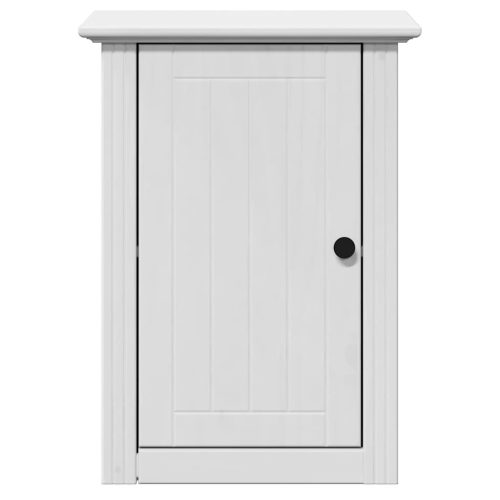  BODO háromrészes fehér tömör fenyőfa fürdőszobabútor-garnitúra