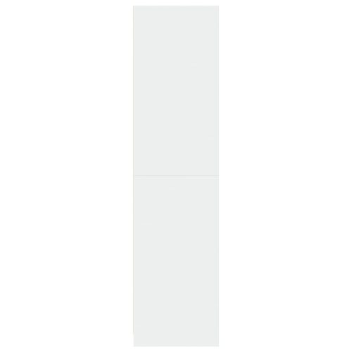  fehér szerelt fa ruhásszekrény 30 x 50 x 200 cm