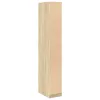  tölgy színű szerelt fa ruhásszekrény 30 x 50 x 200 cm