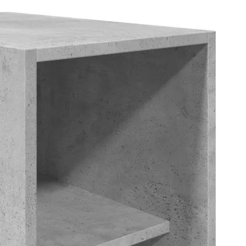  betonszürke szerelt fa ruhásszekrény 30 x 50 x 200 cm