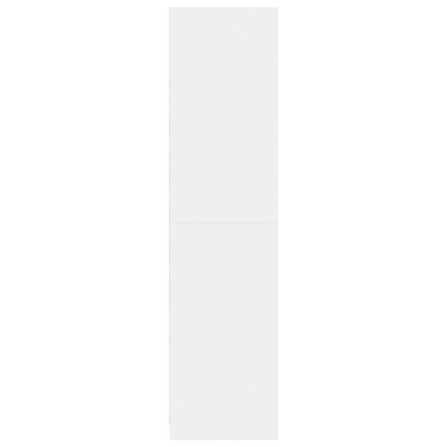  fehér szerelt fa ruhásszekrény 50 x 50 x 200 cm